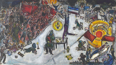 Chagall's La Revolution 1968